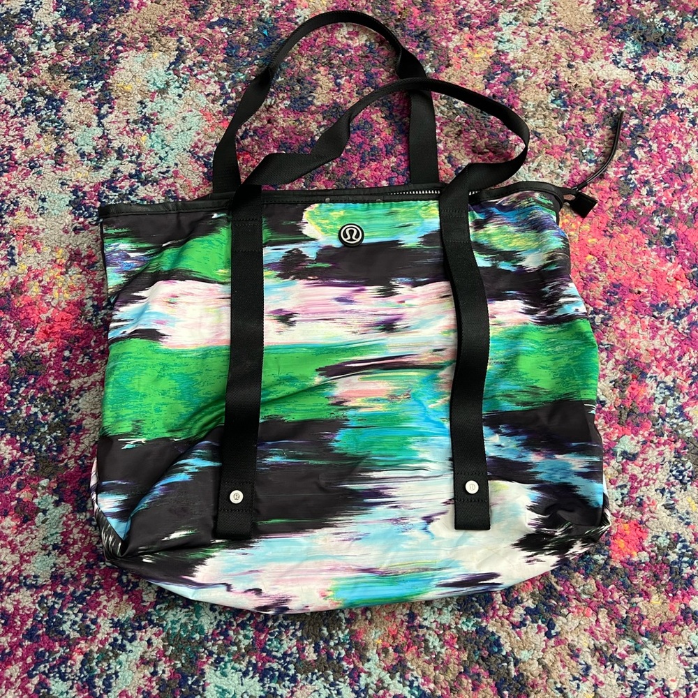 lululemon athletica Multicolor Dragonfly Tote Bag HTF